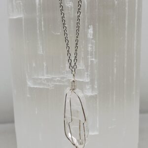 Clear Quartz Wire Wrapped Pendant