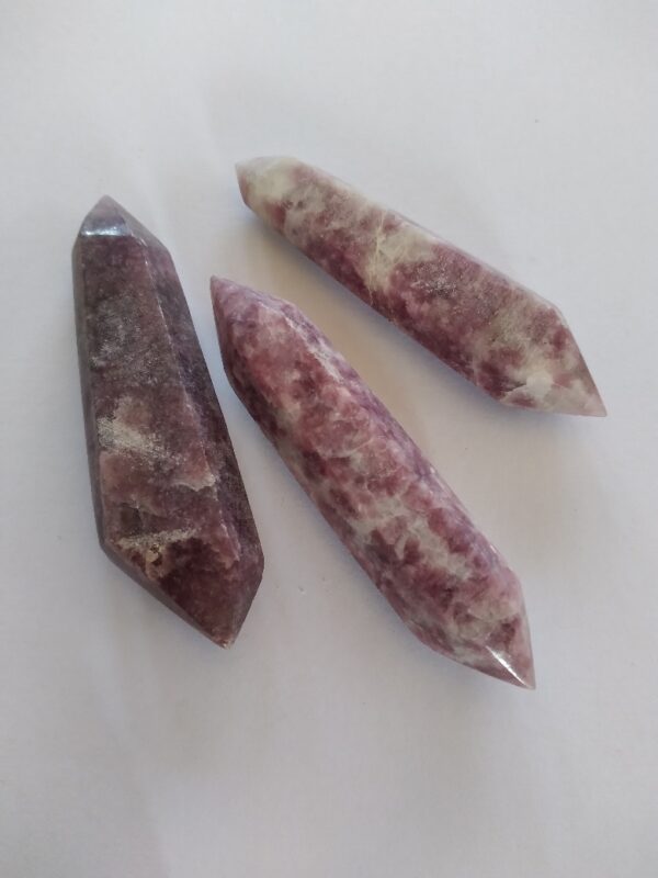 Lepidolite Double Terminated Crystal