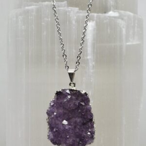 Amethyst Geode Pendant