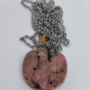 Triangle Inscribed Pendants with chain - Various