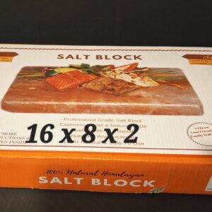 Himalayan Salt Cooking Block Slab | Rectangle | 2X Large | 16 x 8 x 2 Inch